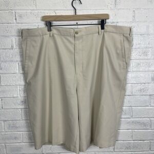 Peter Millar Salem Performance Short Mens Size 46 L Stone Beige Golf Performance